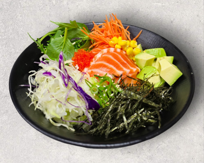 D5. Fresh Salmon Don<br />(Original or Spicy)
